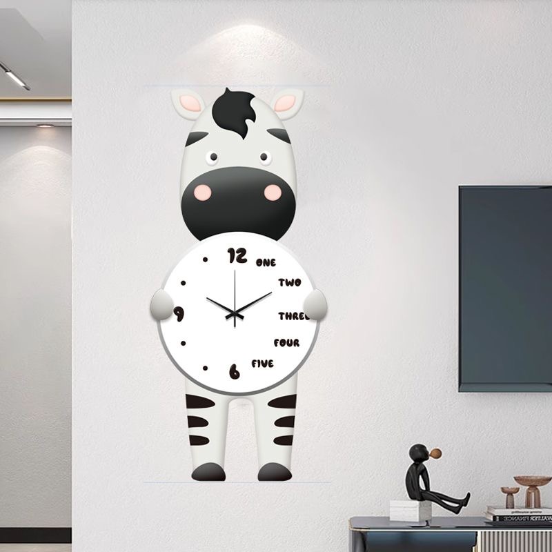Animal Clock 40X21 CM 9 Environmentally friendly material, no need for punching